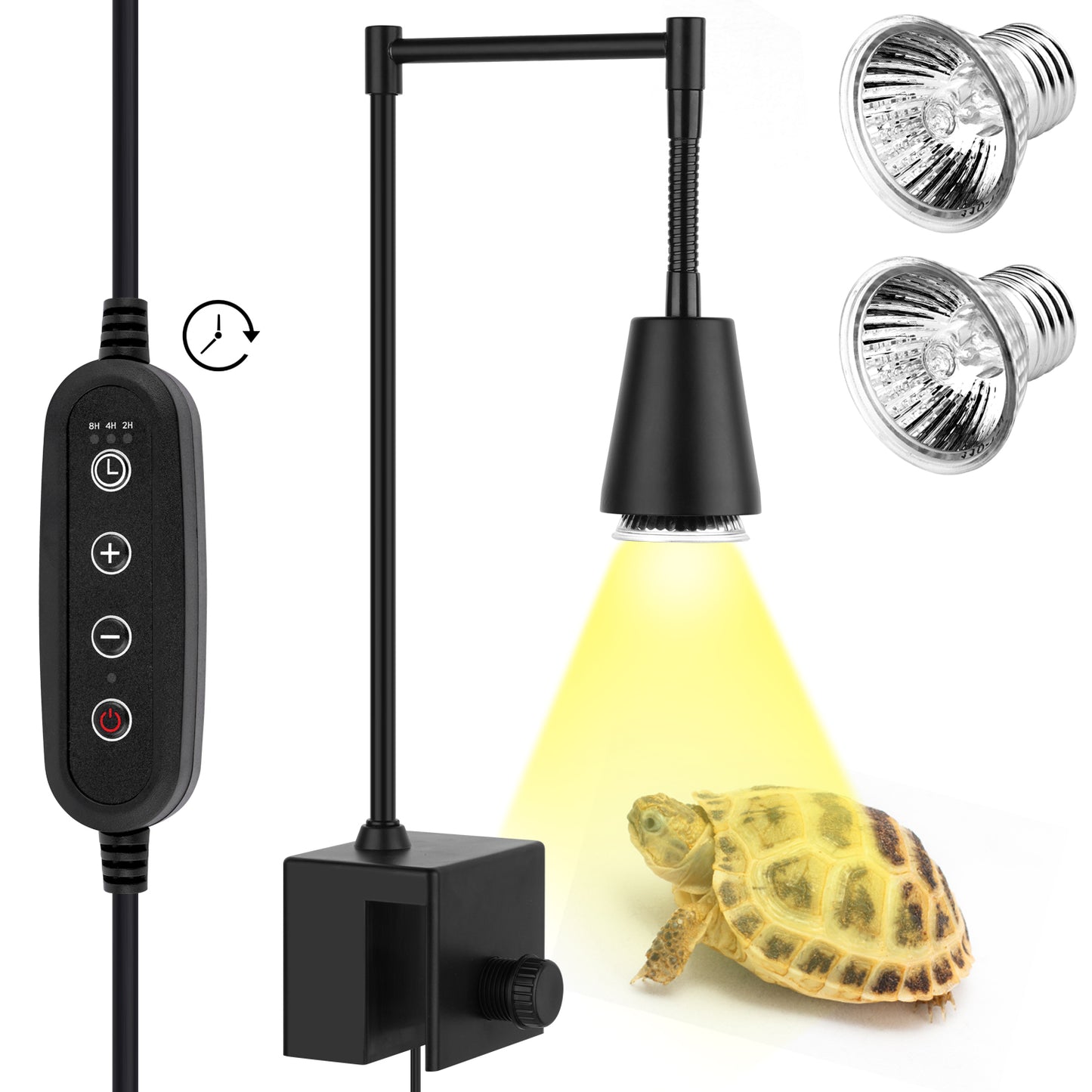 Lampadina termica per UVA/UVB con Clip
