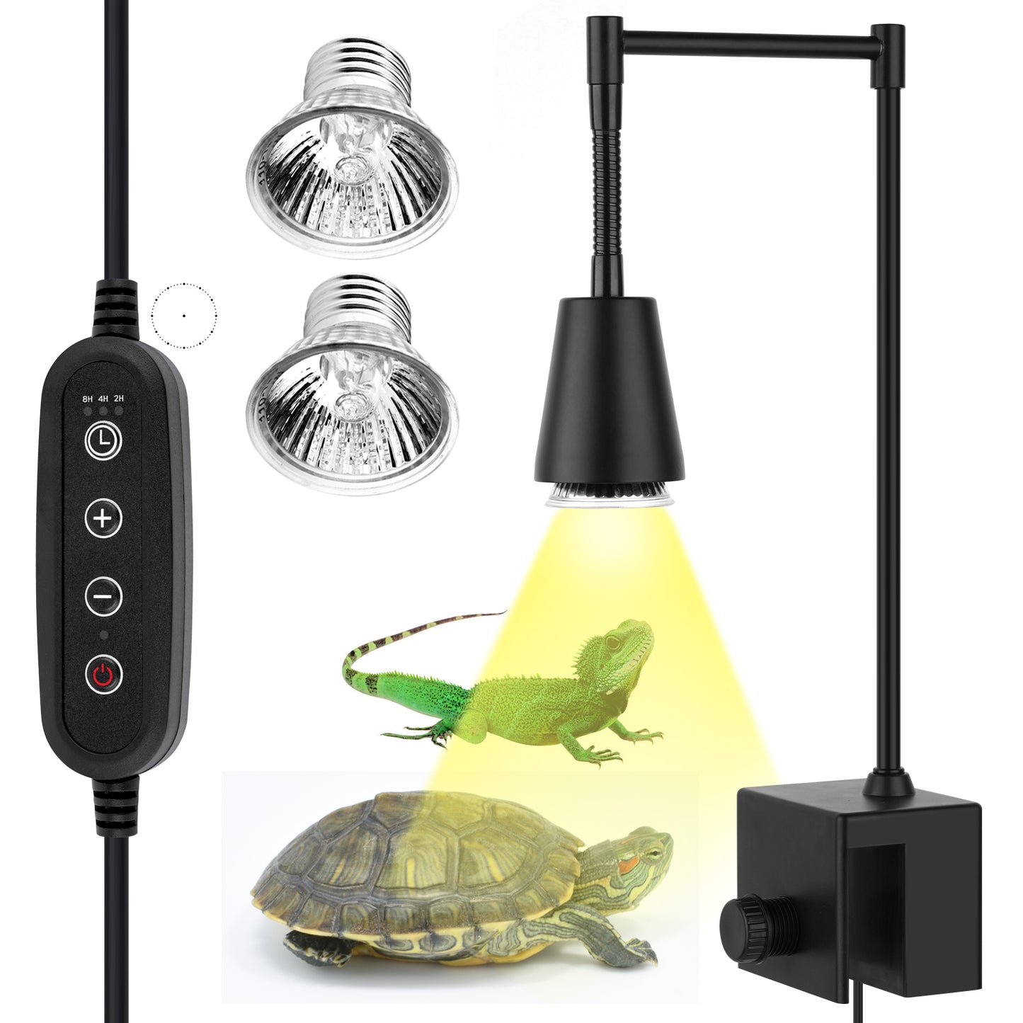 Lampadina termica per UVA/UVB con Clip