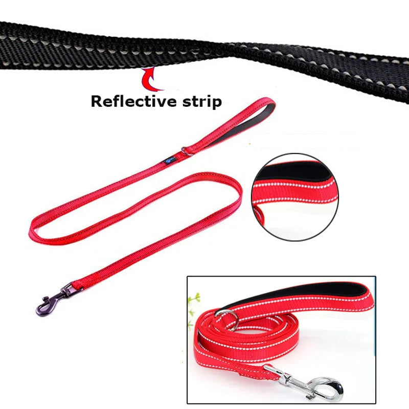 Guinzaglio per cani Dual Handle Hands Free Running guinzaglio ammortizzante elastico estensibile cuciture riflettenti cintura in vita regolabile