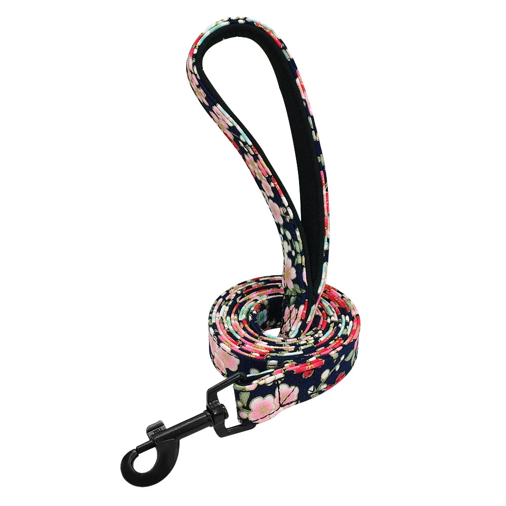 Guinzaglio per cani modello moda 4ft Guinzaglio per animali domestici in nylon stampato per cani di piccola taglia media Guinzagli morbidi per animali domestici Chihuahua Pitbull