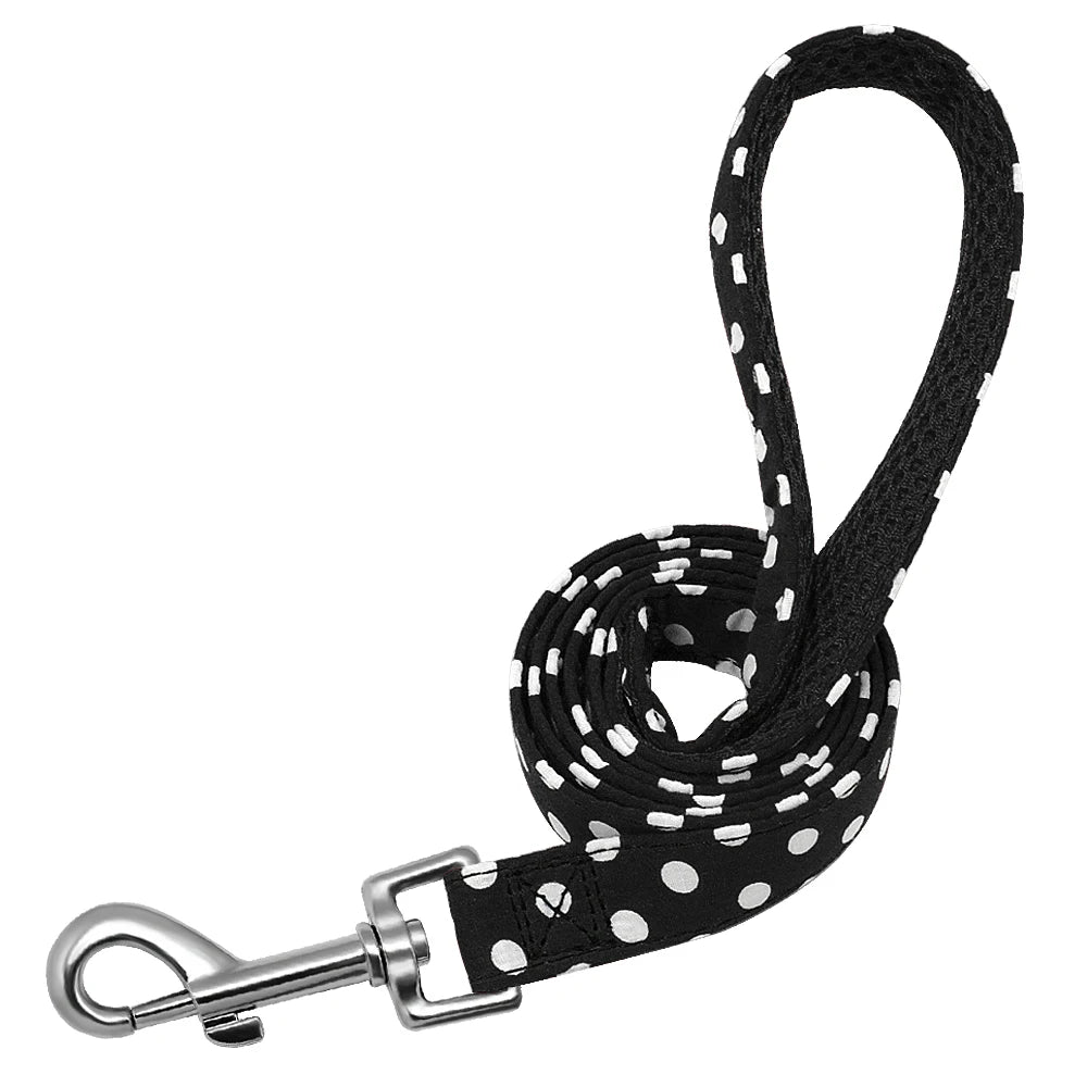 Guinzaglio per cani modello moda 4ft Guinzaglio per animali domestici in nylon stampato per cani di piccola taglia media Guinzagli morbidi per animali domestici Chihuahua Pitbull