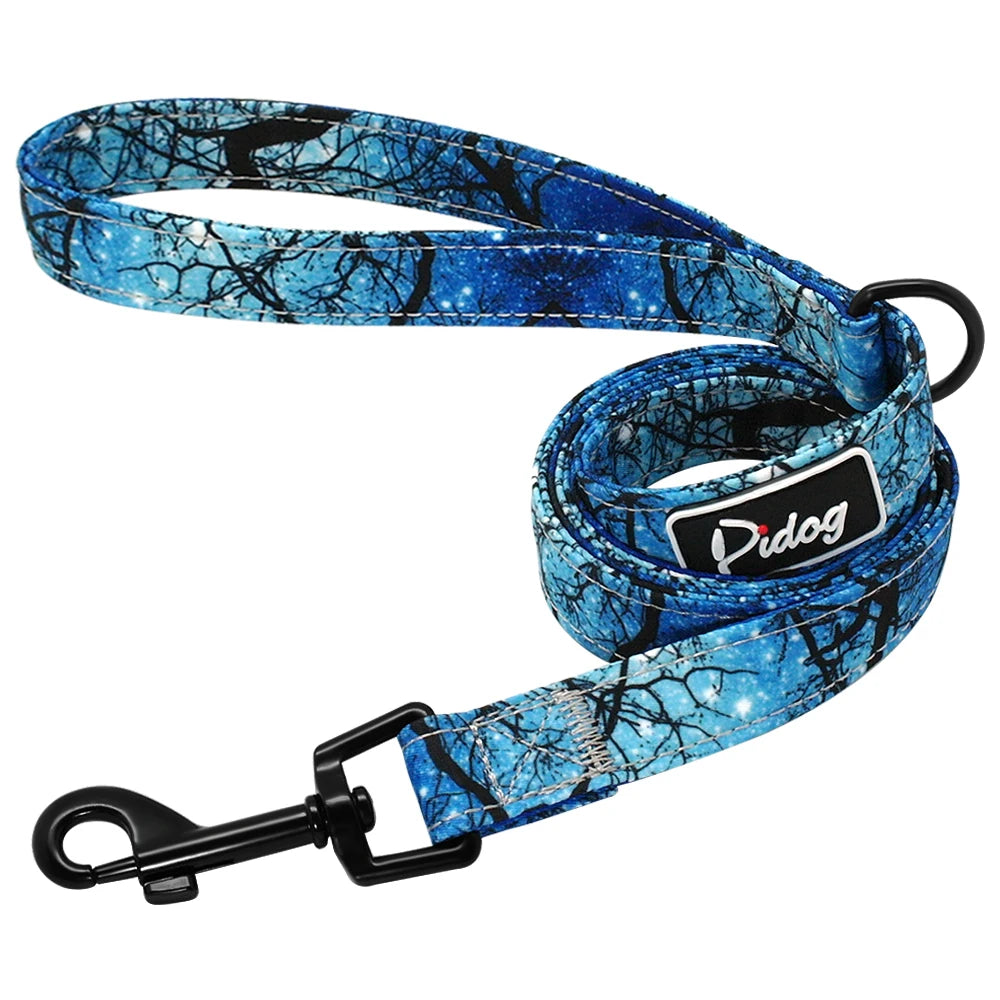 Guinzaglio per cani modello moda 4ft Guinzaglio per animali domestici in nylon stampato per cani di piccola taglia media Guinzagli morbidi per animali domestici Chihuahua Pitbull