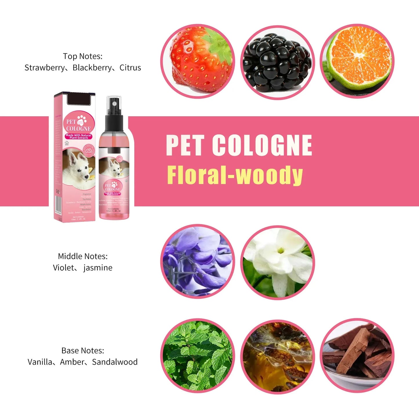 Spray deodorante per animali domestici