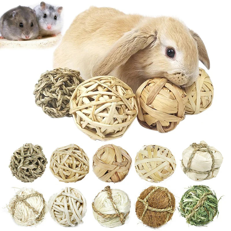 Palla intrecciata da masticare per roditori
