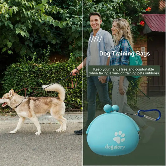 Marsupio porta premietti per addestramento cani