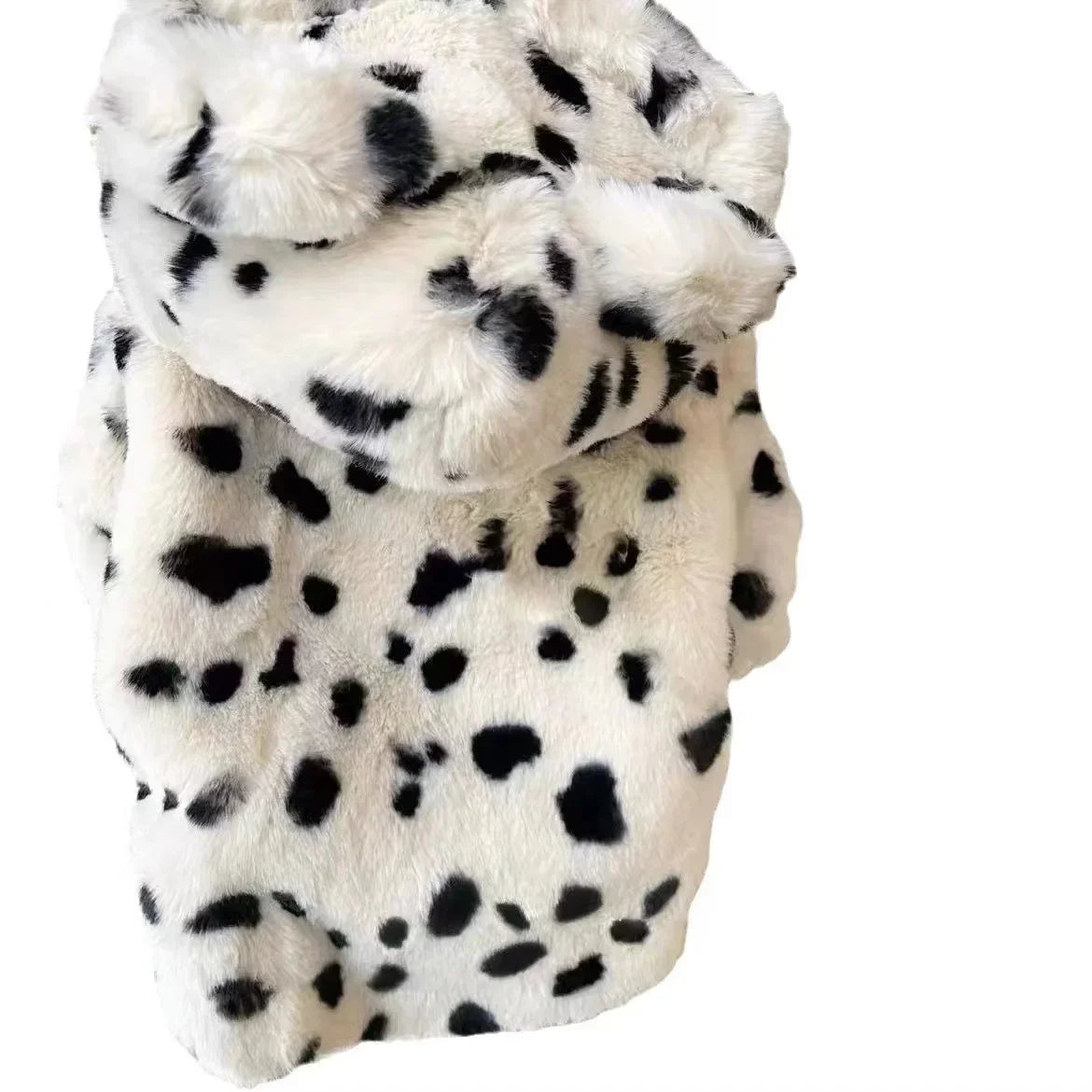 Cappotto di pelliccia maculato