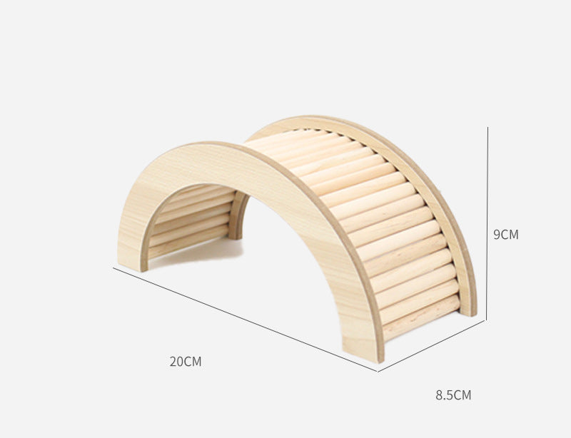 Scaletta per criceti in legno