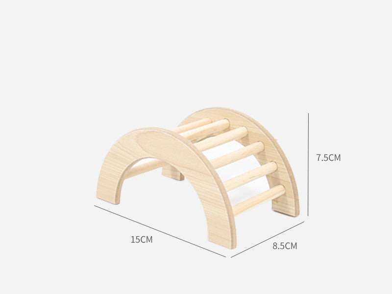 Scaletta per criceti in legno
