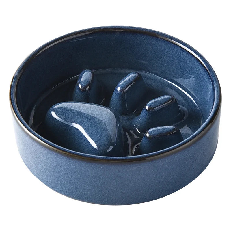 Nuova ciotola per Slow Food ciotola per alimenti in ceramica per cani e gatti ciotola per Slow Food forniture per animali domestici alimentatore antiurto Anti soffocamento