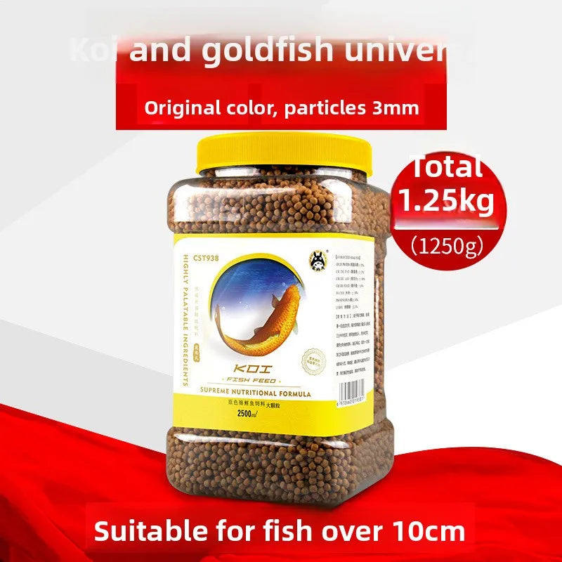Cibo per carpe Koi, pesci rossi e pesci ornamentali