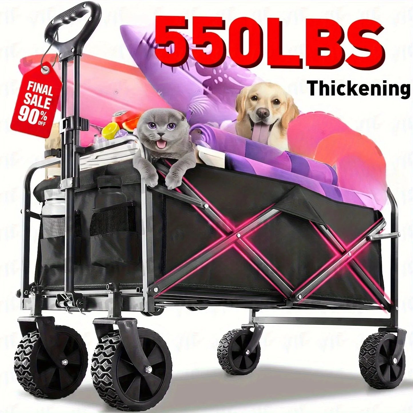 Carrello multiuso di grande capacità