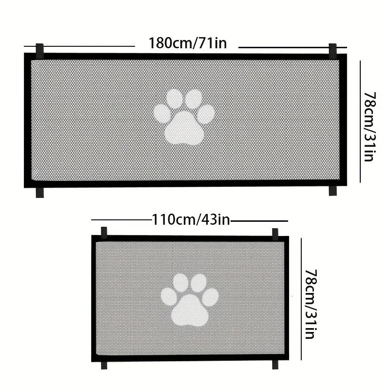 Porte a rete per cani portatili, reti isolanti per cani, recinzioni di sicurezza per cani e gatti e forniture per animali domestici Non perforate per garantire la sicurezza degli animali domestici