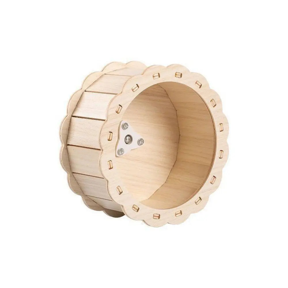 Ruota per criceti in legno ultra-silenziosa