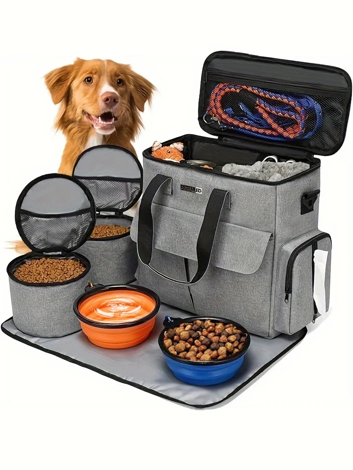 Set viaggio 6 pz con borsone