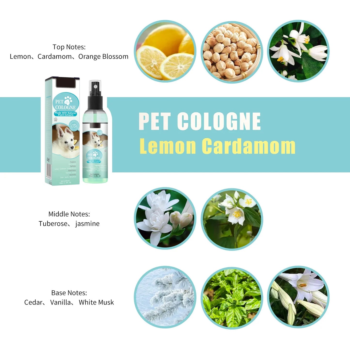 Spray deodorante per animali domestici