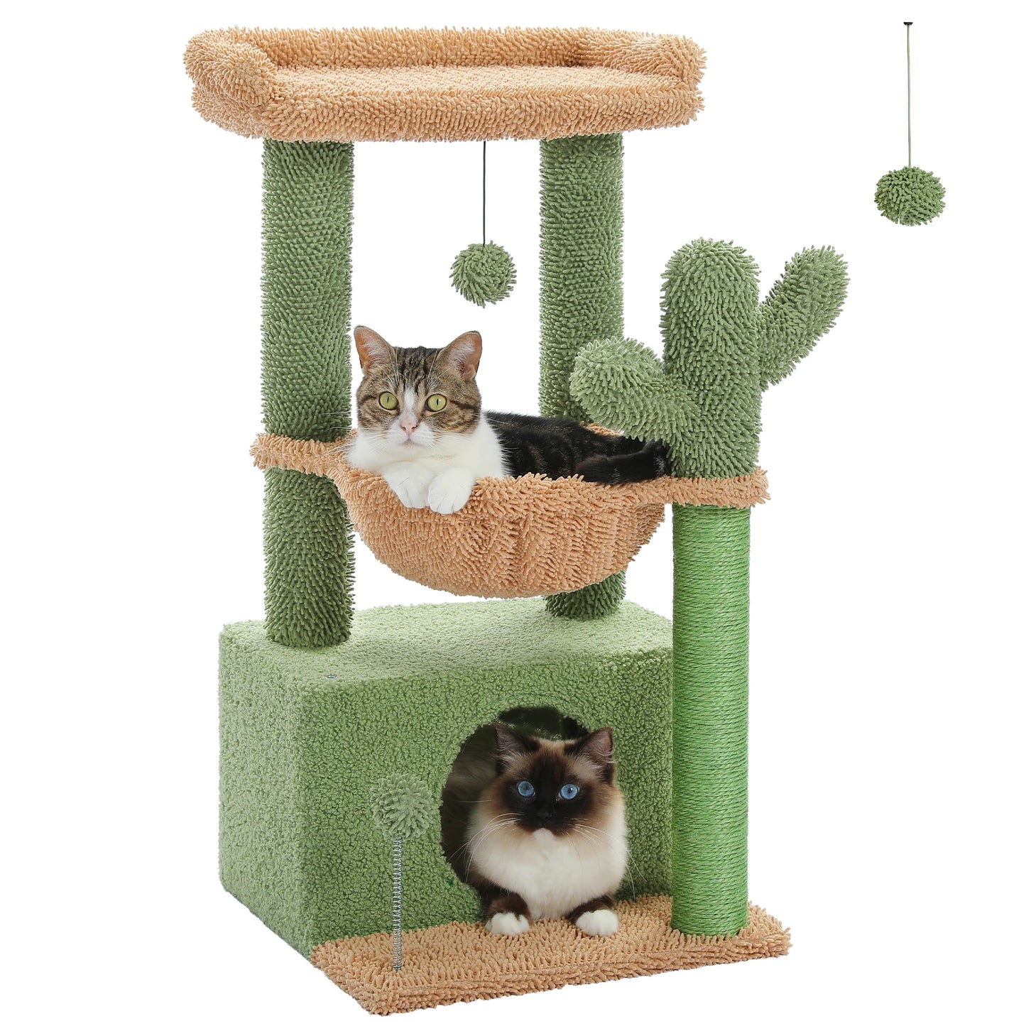Piccolo albero per gatti con amaca e tiragraffi