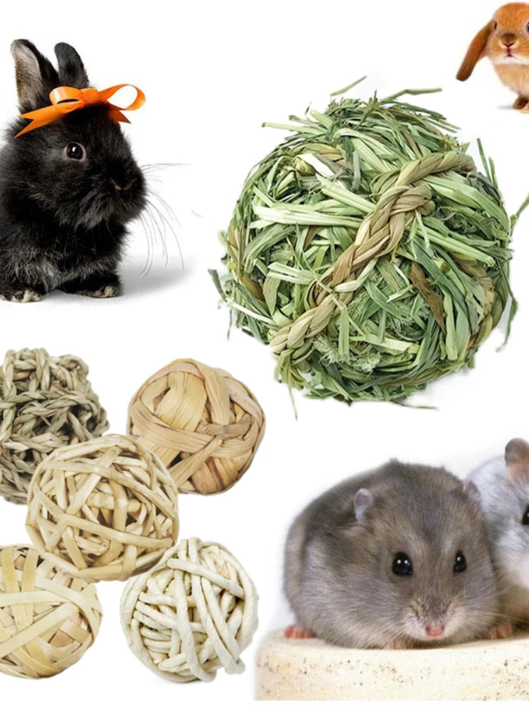 Palla intrecciata da masticare per roditori