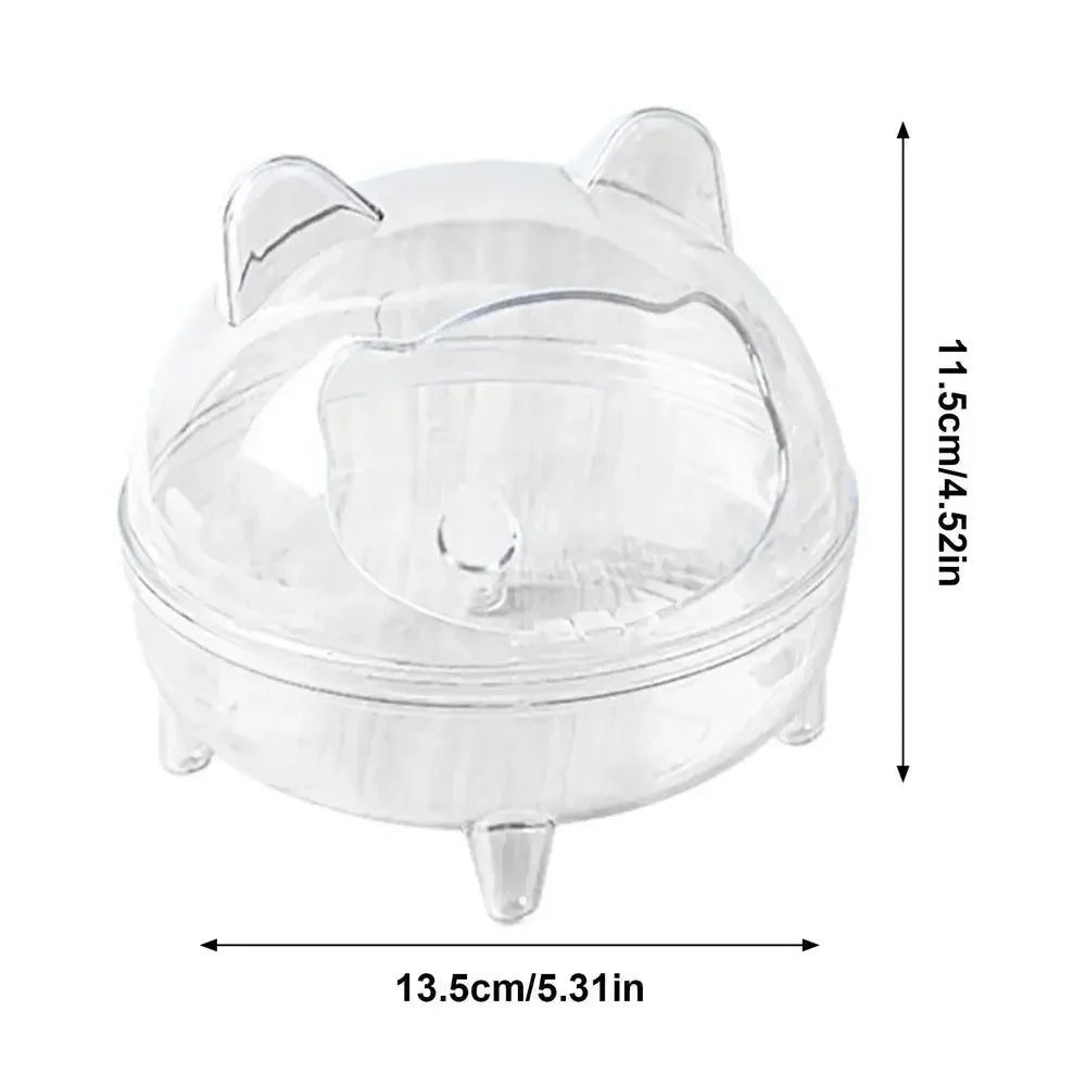 Toilette/bagnetto trasparente per piccoli animali