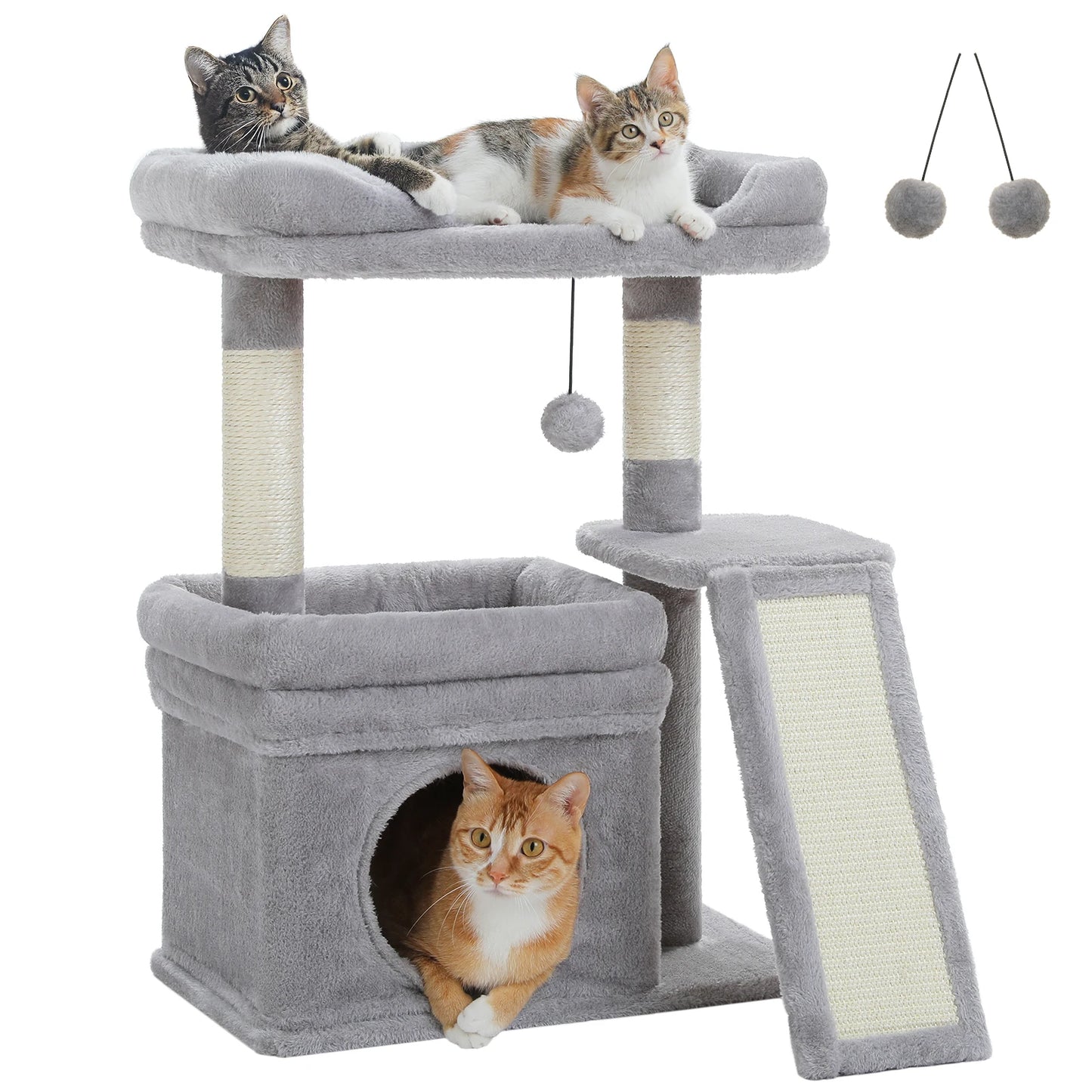 Piccolo albero per gatti con tiragraffi