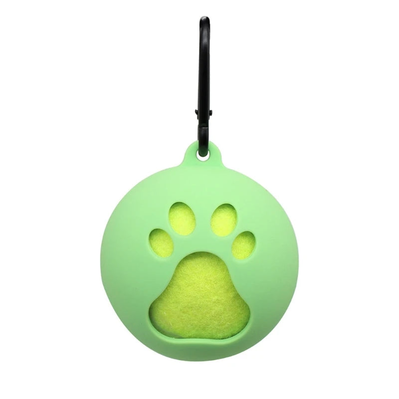 Supporto per copertura per palline per animali domestici con attacco per guinzaglio per cani Supporto per palline da tennis