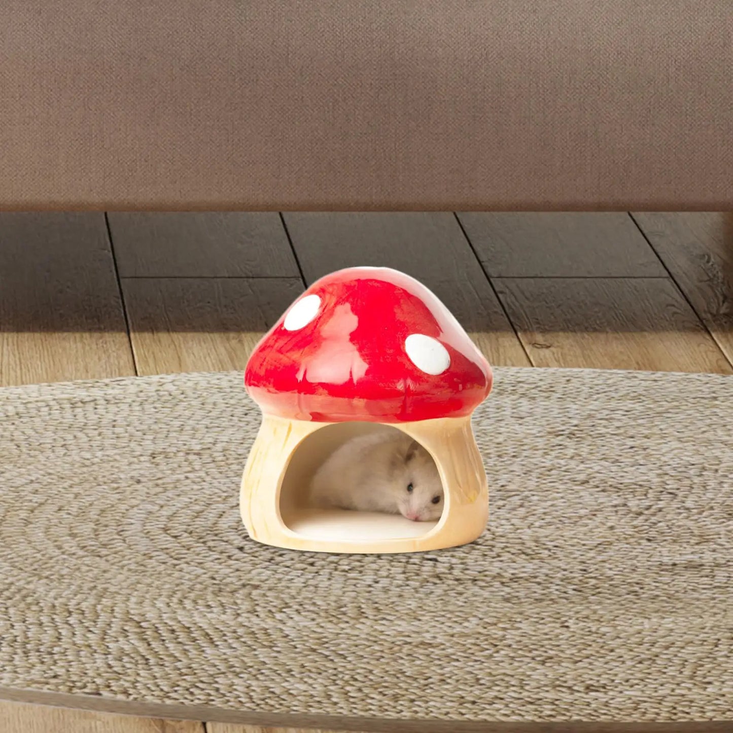 Casetta per criceti in ceramica