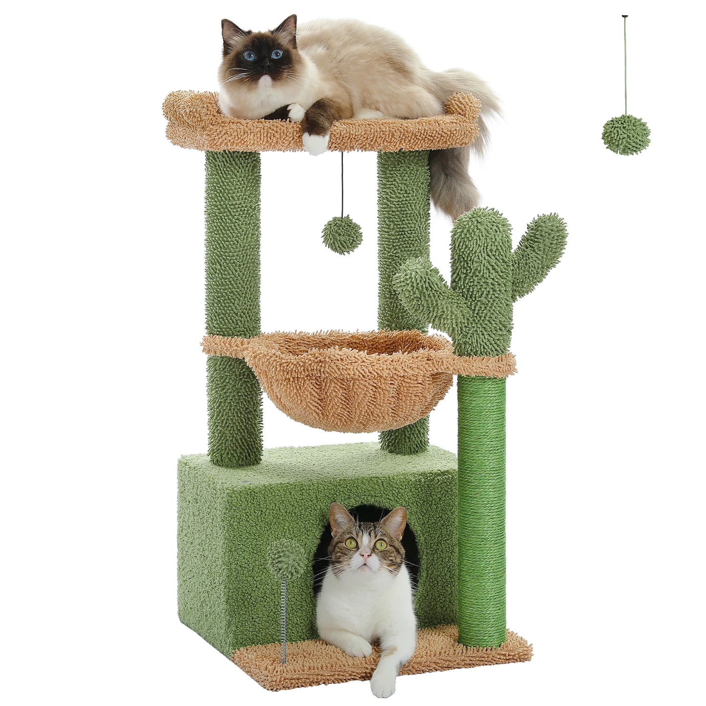 Piccolo albero per gatti con amaca e tiragraffi