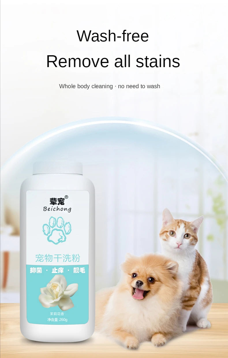 Shampoo secco in polvere