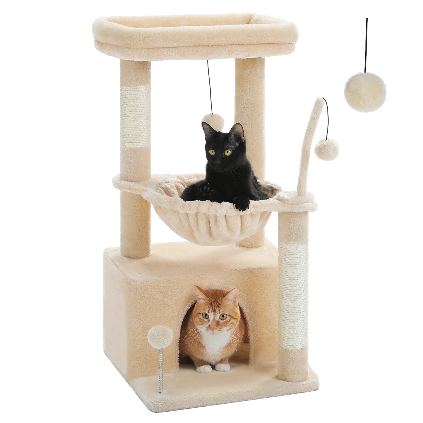 Piccolo albero per gatti con amaca e tiragraffi