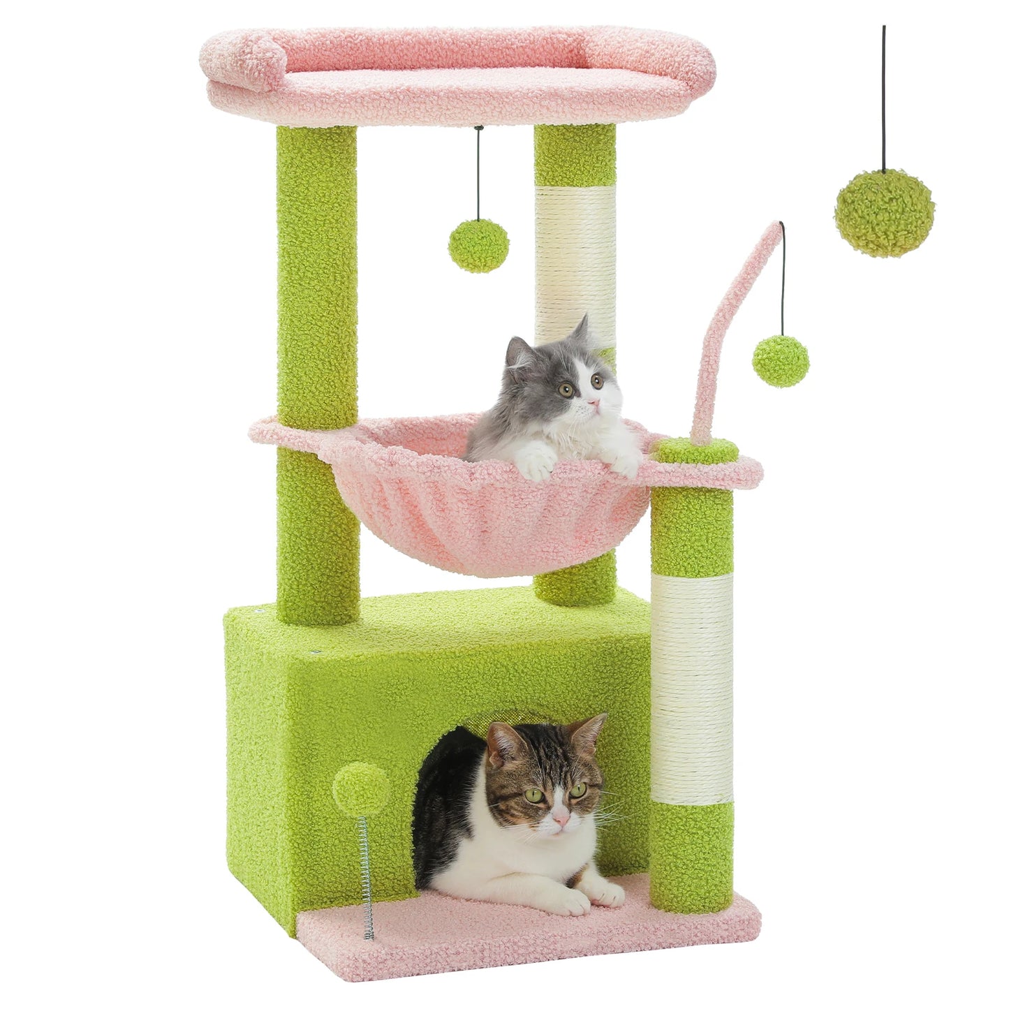 Piccolo albero per gatti con amaca e tiragraffi