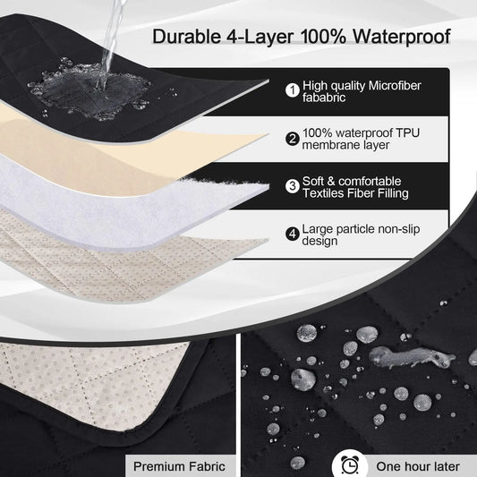 Coprisedia reclinabile impermeabile al 100%