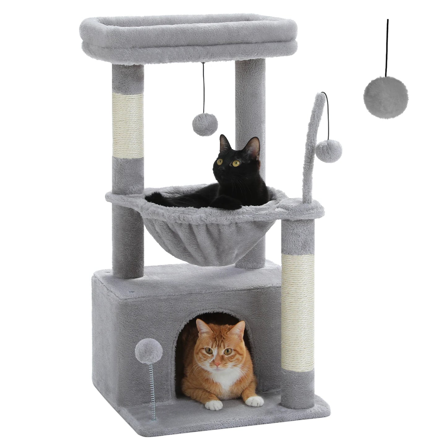 Piccolo albero per gatti con amaca e tiragraffi
