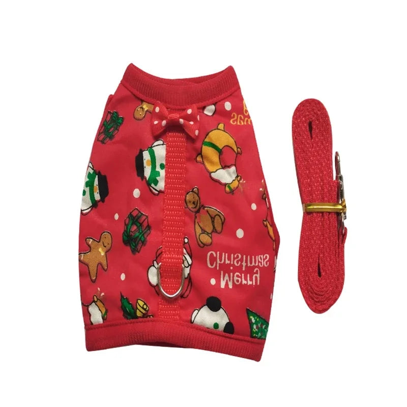 Gilet piccoli animali tema natalizio