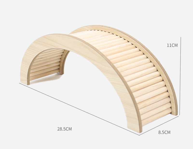 Scaletta per criceti in legno