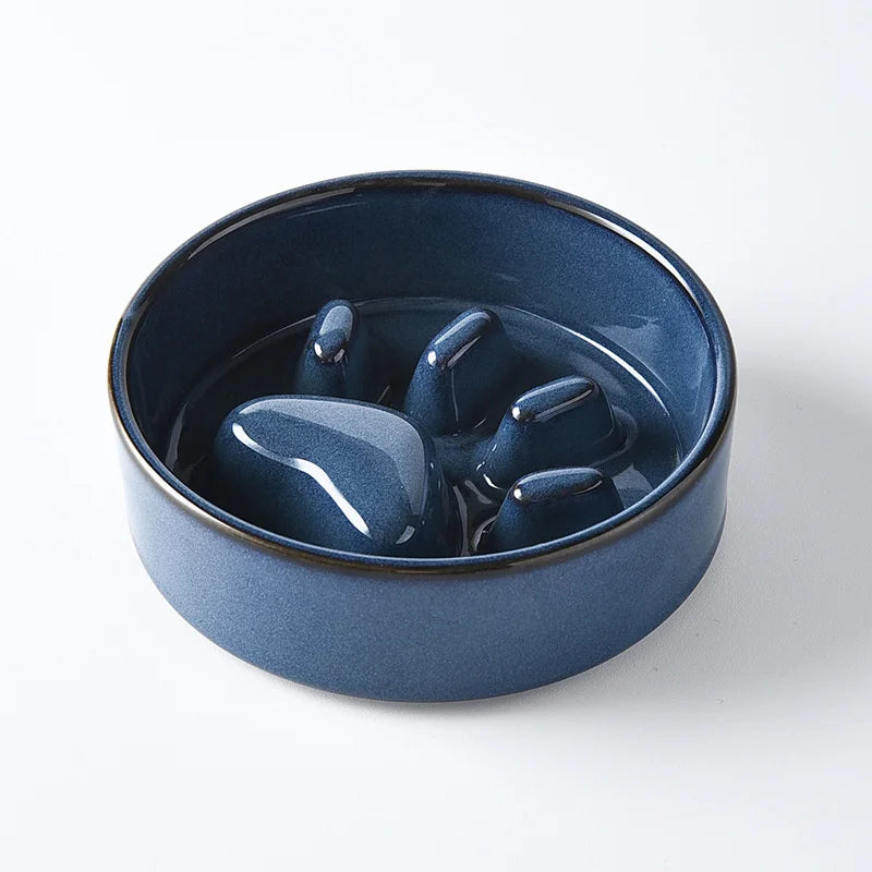 Nuova ciotola per Slow Food ciotola per alimenti in ceramica per cani e gatti ciotola per Slow Food forniture per animali domestici alimentatore antiurto Anti soffocamento