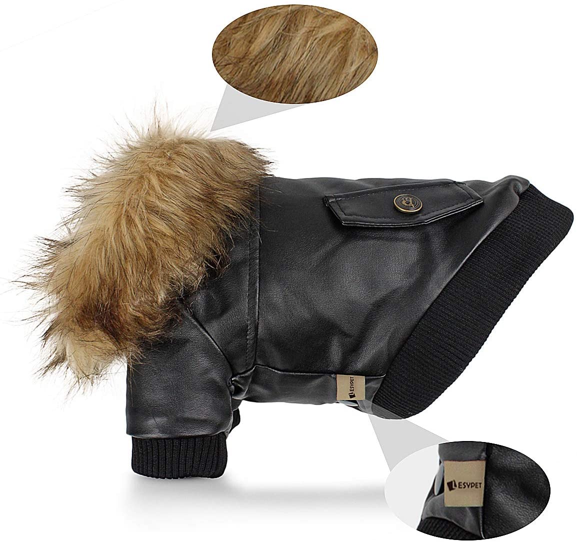 Cappotti per cani in pelle impermeabile