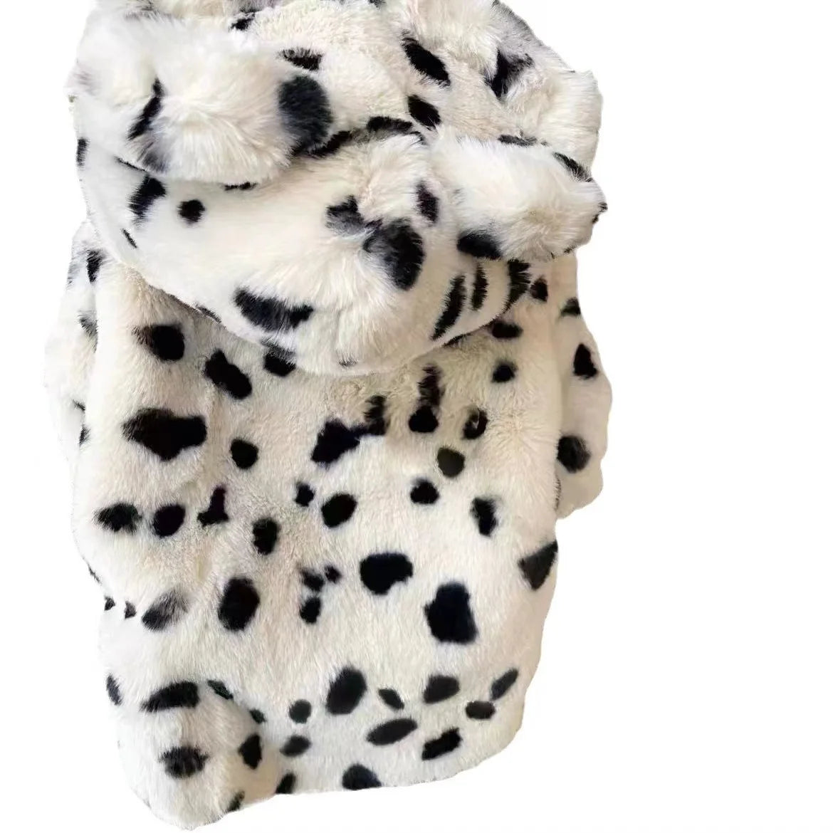 Cappotto di pelliccia maculato