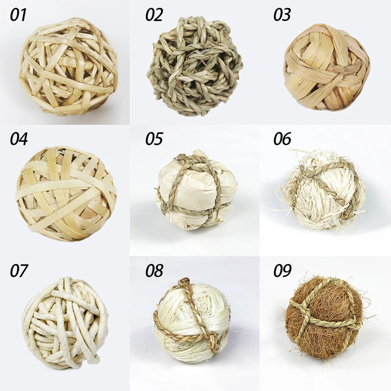 Palla intrecciata da masticare per roditori