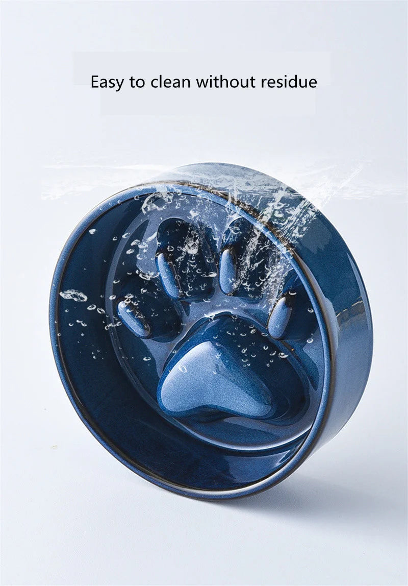 Nuova ciotola per Slow Food ciotola per alimenti in ceramica per cani e gatti ciotola per Slow Food forniture per animali domestici alimentatore antiurto Anti soffocamento