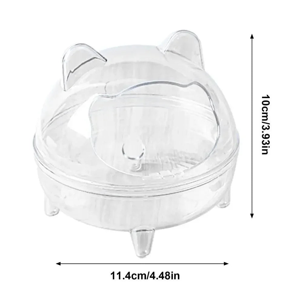 Toilette/bagnetto trasparente per piccoli animali