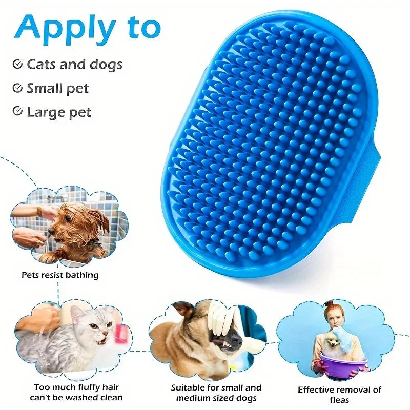 Spazzola per shampoo in silicone