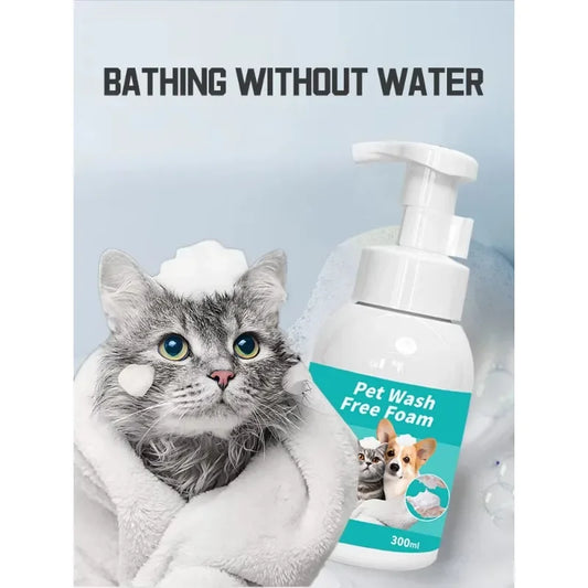 Shampoo secco senza acqua per cani e gatti
