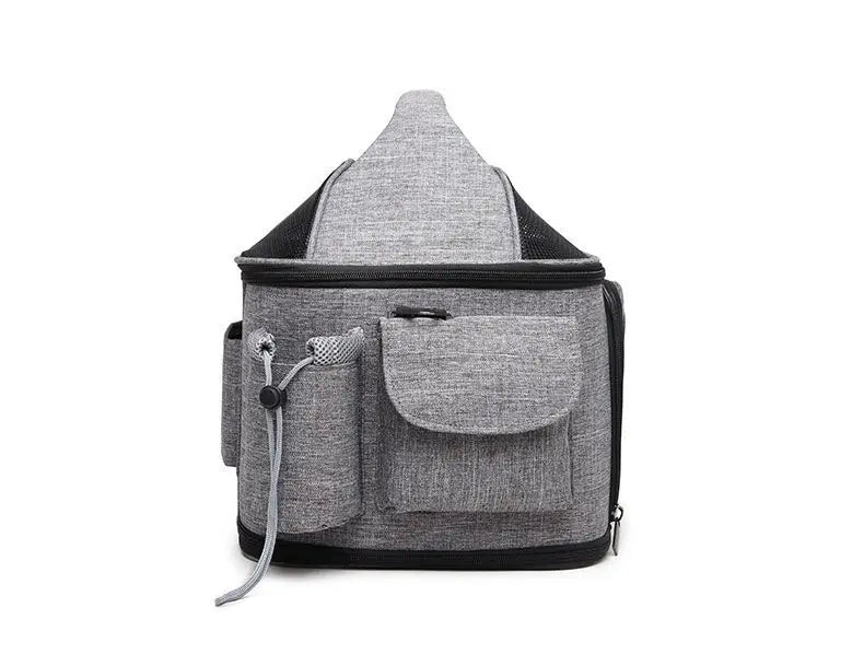 Tinta unita 43 * 31 * 35 cm MeshTravel Gatti e cani Borsa a tracolla pieghevole per animali domestici Borsa per cani