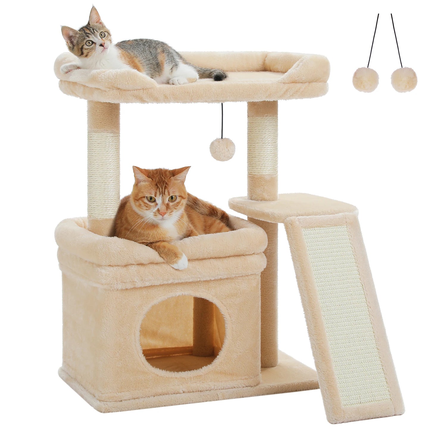 Piccolo albero per gatti con tiragraffi
