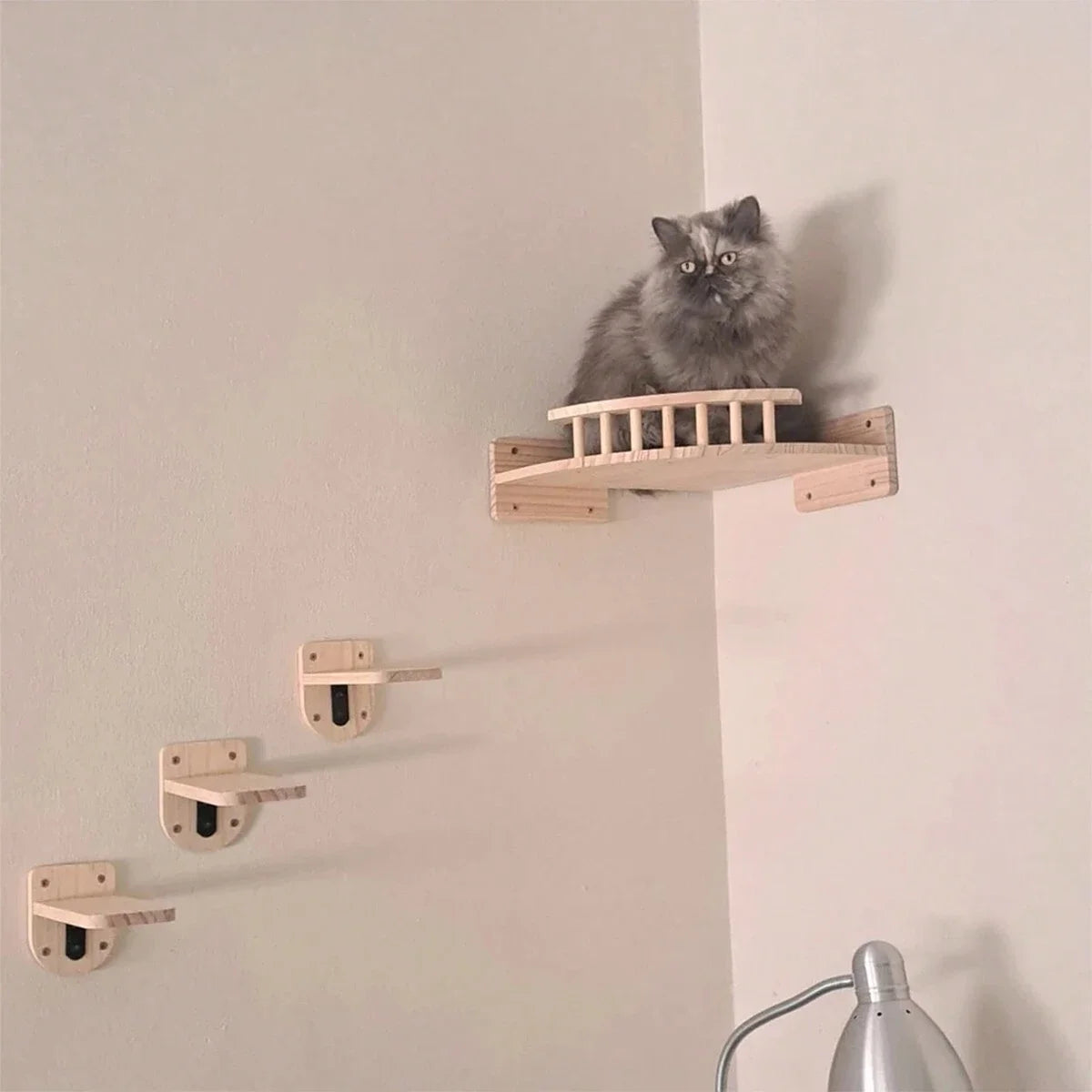 3/4 pezzi amaca angolare gatti