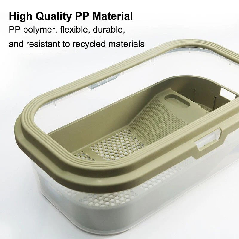Rettile tartaruga tartaruga Vivarium Box acquario serbatoio allevamento cibo tartaruga scatola di alimentazione con piattaforma di Basking acquario domestico
