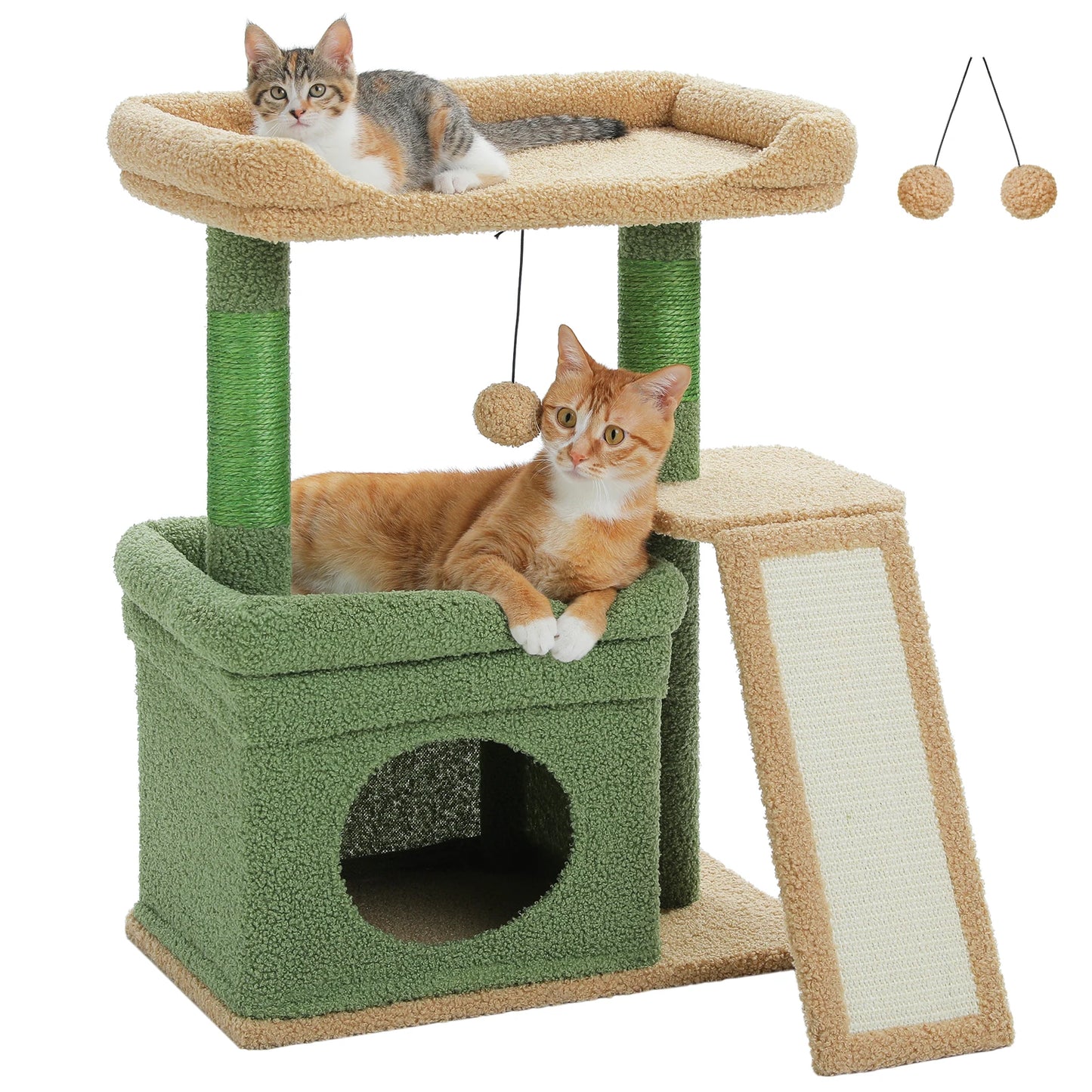 Piccolo albero per gatti con tiragraffi