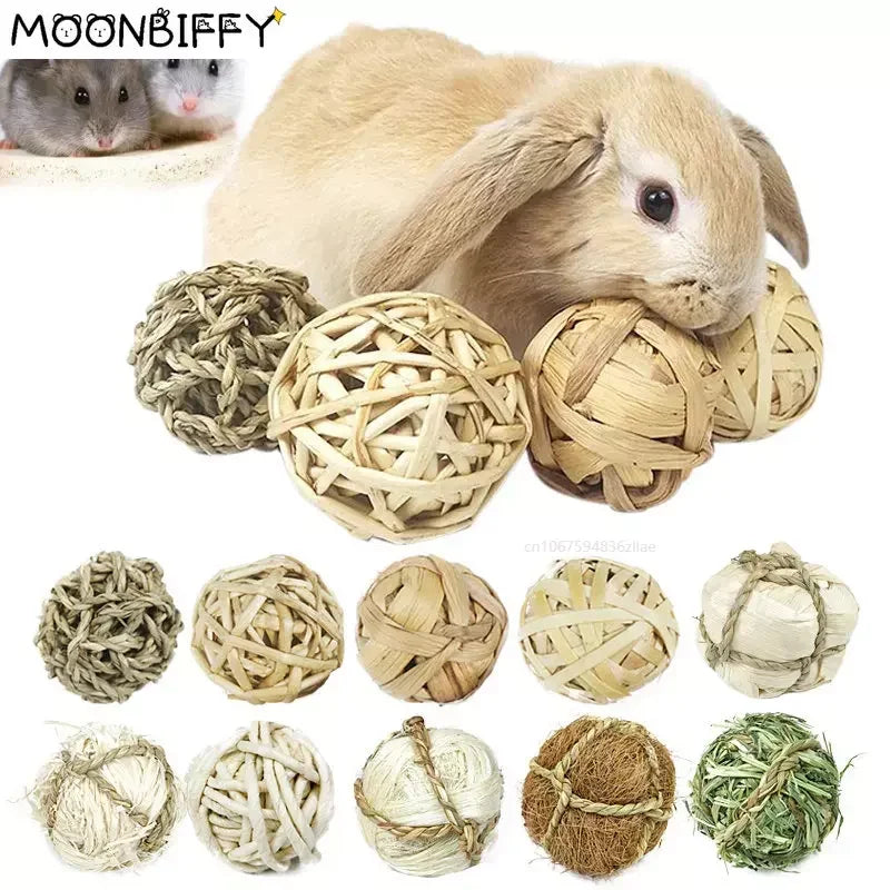 Palla intrecciata da masticare per roditori