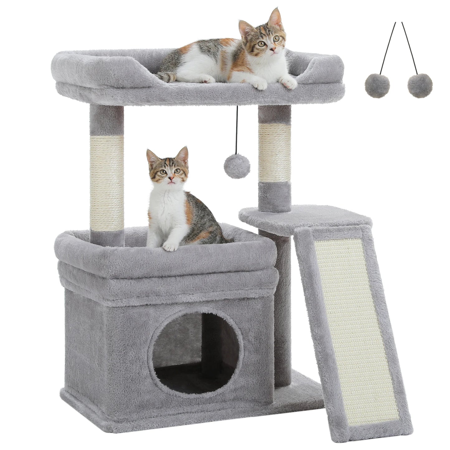 Piccolo albero per gatti con tiragraffi