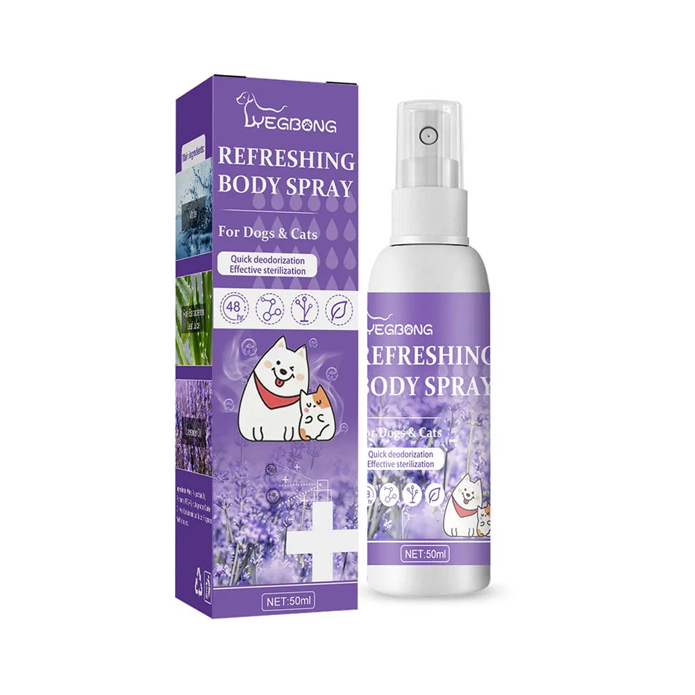Profumo deodorante 50ml Olio di lavanda Deodorante per cani Spray