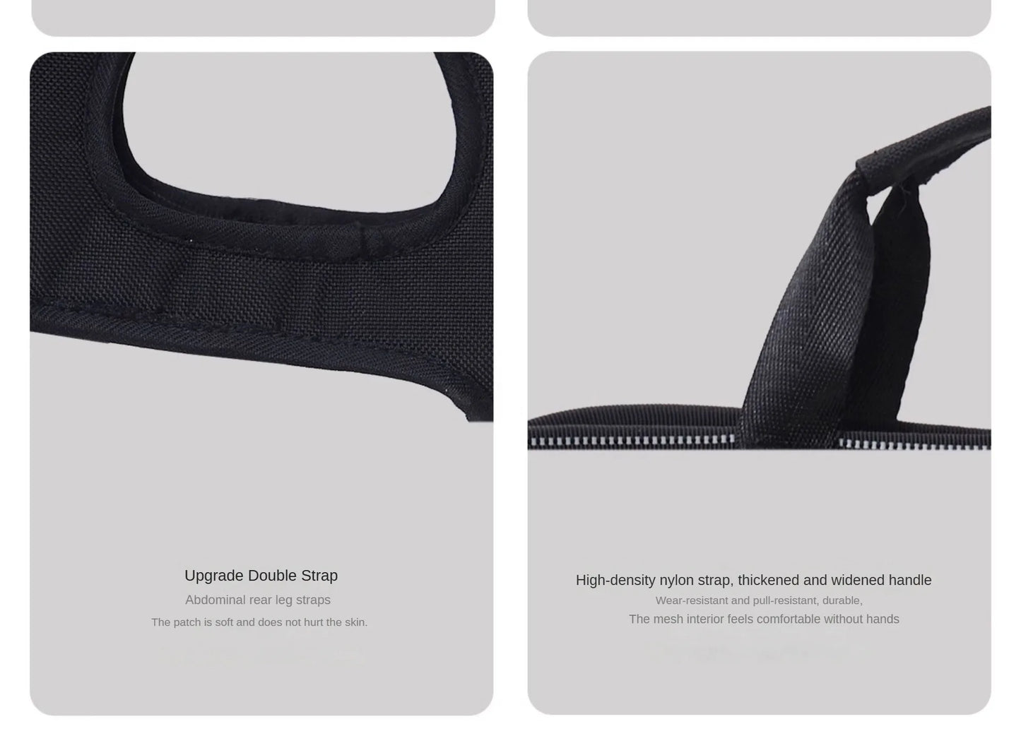 Zaino con logo personalizzato per cani Imbracatura per cani per tutto il corpo con manico Imbracature per sollevamento cani per cani anziani Cani disabili Forniture per animali domestici